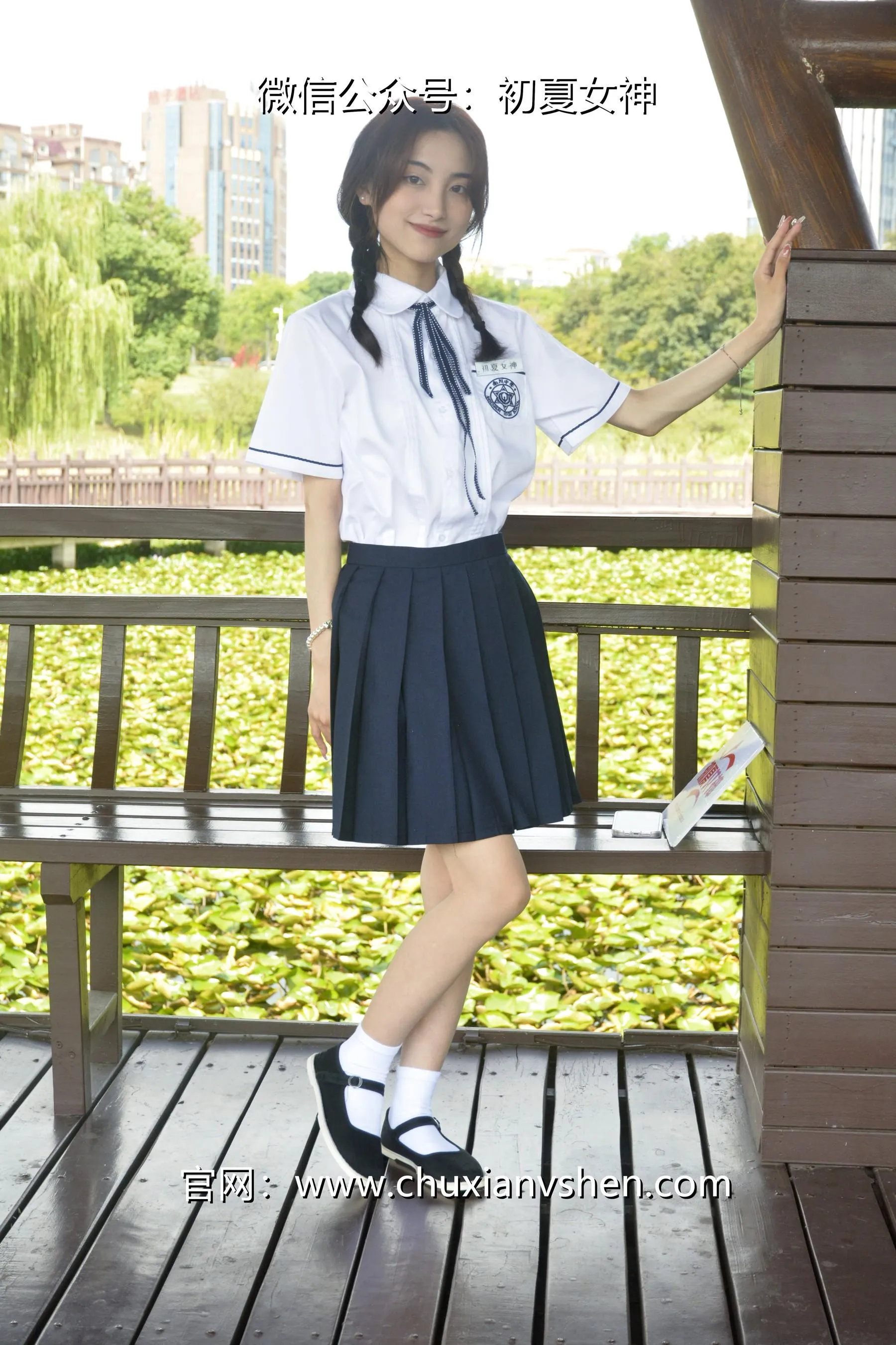 初夏女神 NO.027 柒柒 职高校服 [140P]插图6